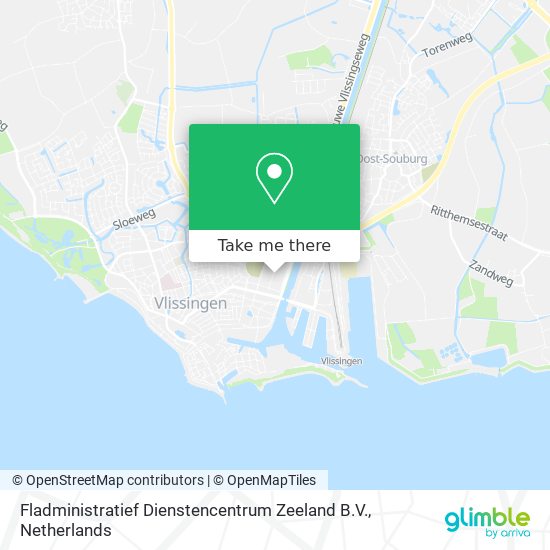 Fladministratief Dienstencentrum Zeeland B.V. map