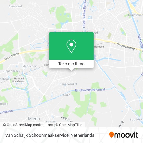 Van Schaijk Schoonmaakservice Karte