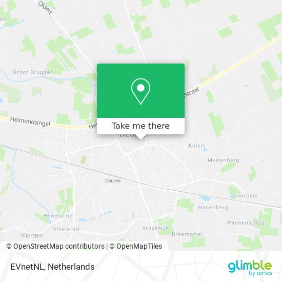 EVnetNL map