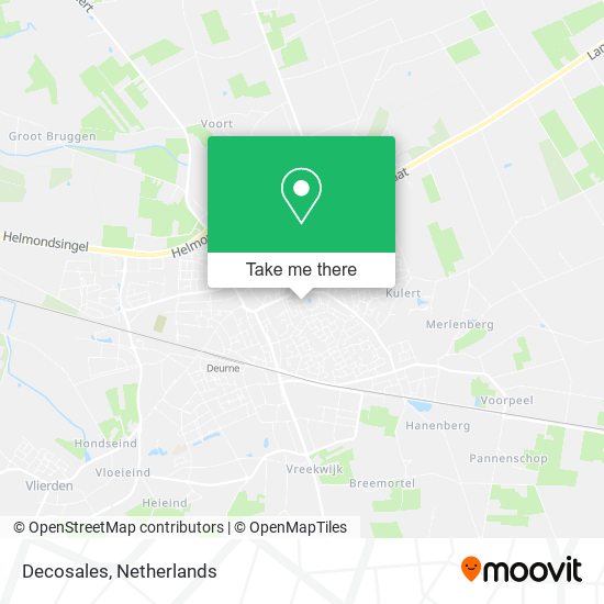 Decosales map