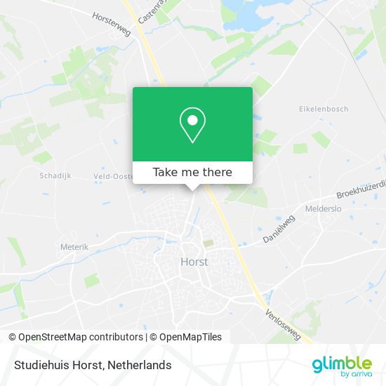 Studiehuis Horst map