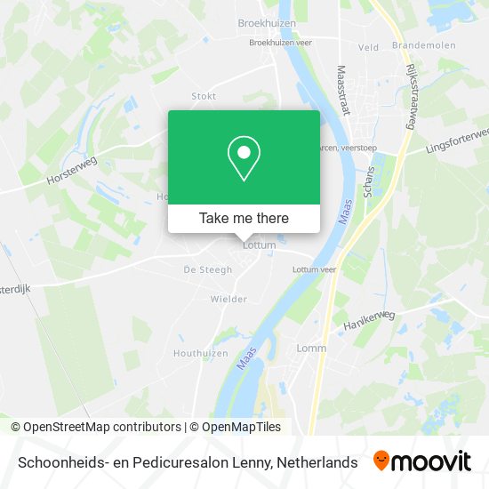 Schoonheids- en Pedicuresalon Lenny map