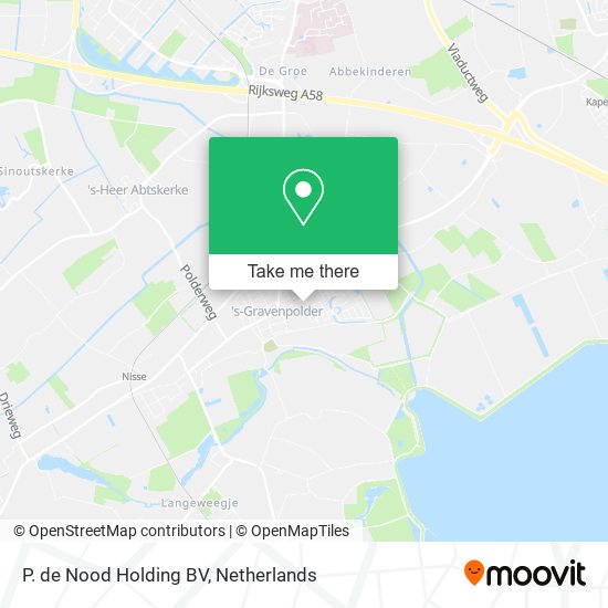 P. de Nood Holding BV map
