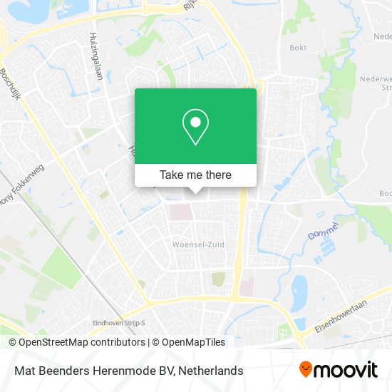 Mat Beenders Herenmode BV map