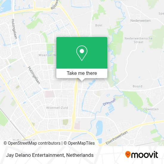 Jay Delano Entertainment map