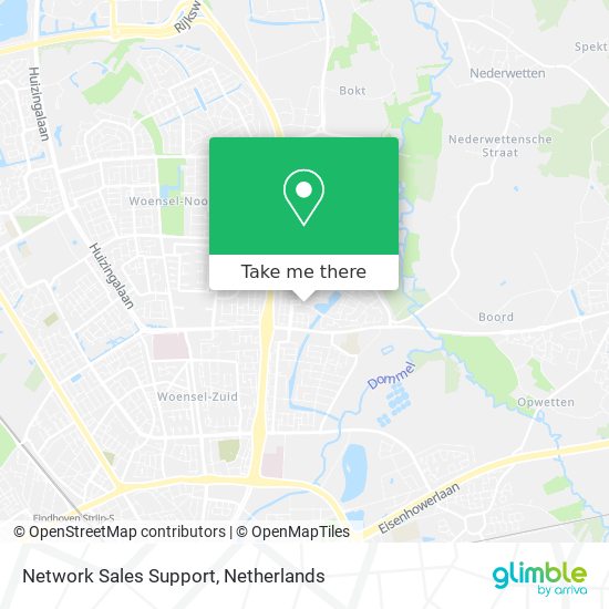 Network Sales Support map