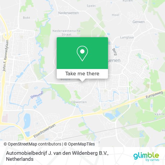 Automobielbedrijf J. van den Wildenberg B.V. map