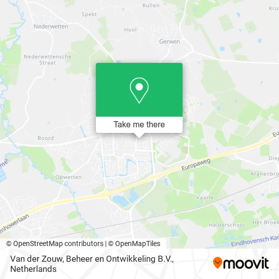 Van der Zouw, Beheer en Ontwikkeling B.V. map
