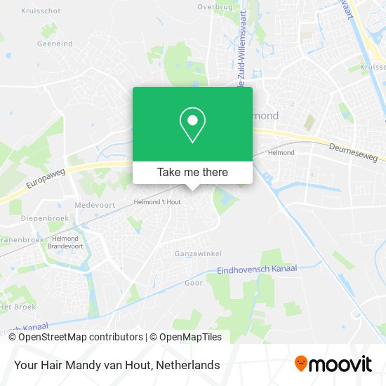 Your Hair Mandy van Hout map