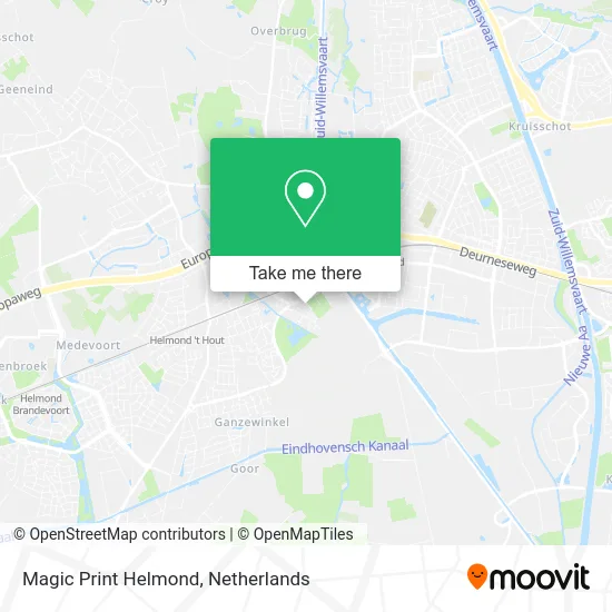 Magic Print Helmond map