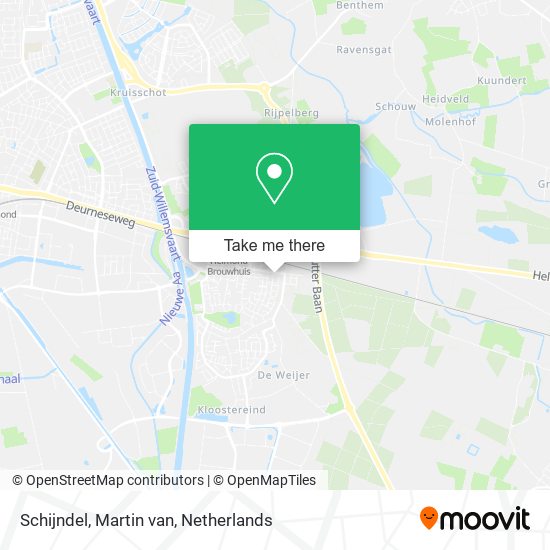 Schijndel, Martin van map