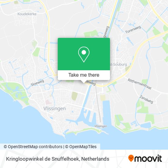 Kringloopwinkel de Snuffelhoek map