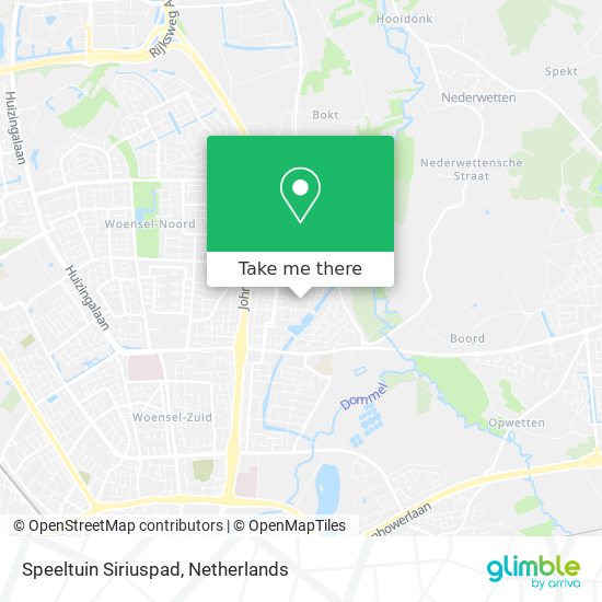 Speeltuin Siriuspad map