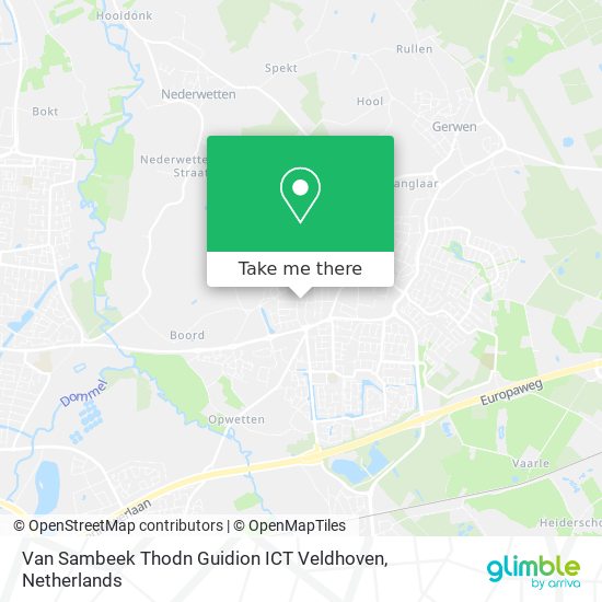 Van Sambeek Thodn Guidion ICT Veldhoven Karte