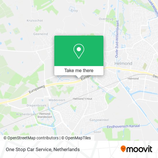 One Stop Car Service map