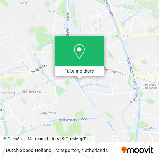 Dutch Speed Holland Transporten map