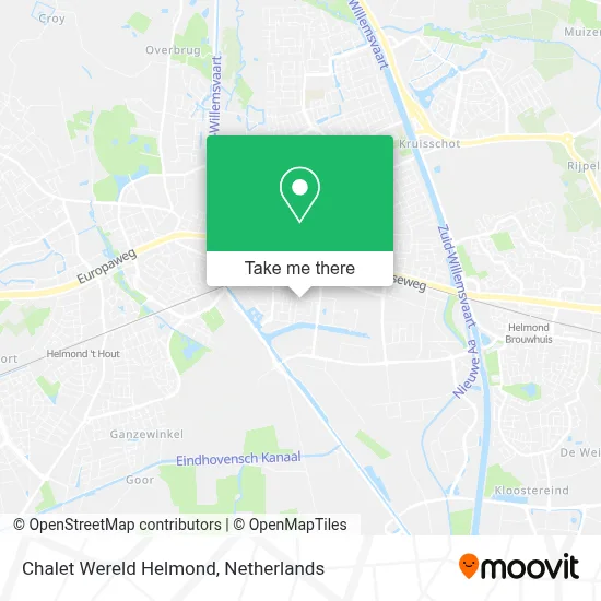Chalet Wereld Helmond map