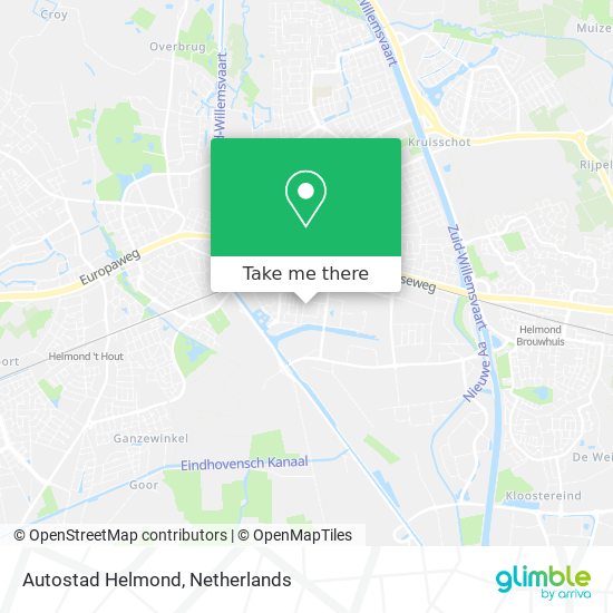 Autostad Helmond map