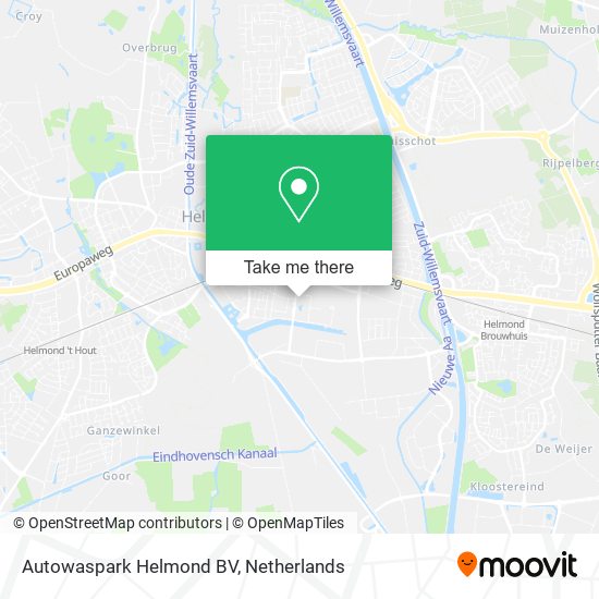 Autowaspark Helmond BV map