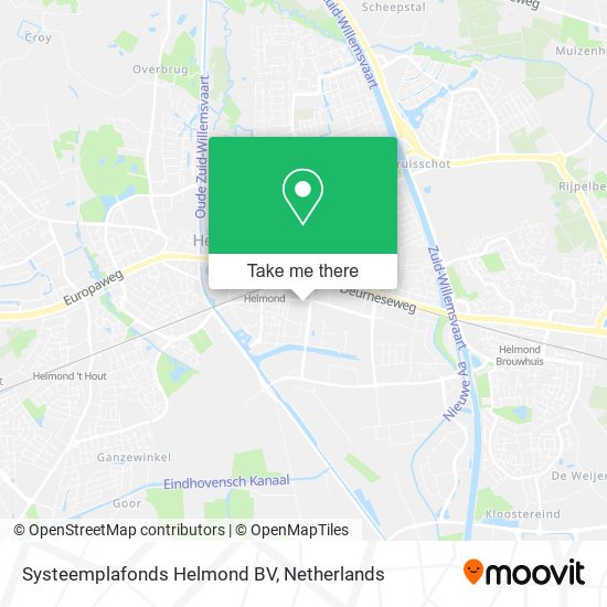 Systeemplafonds Helmond BV map