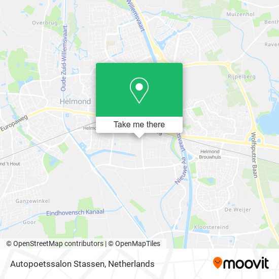 Autopoetssalon Stassen map