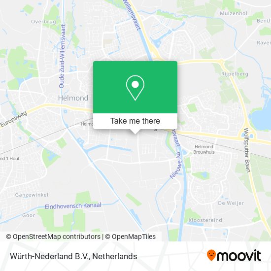 Würth-Nederland B.V. map
