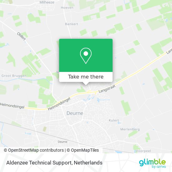 Aldenzee Technical Support Karte