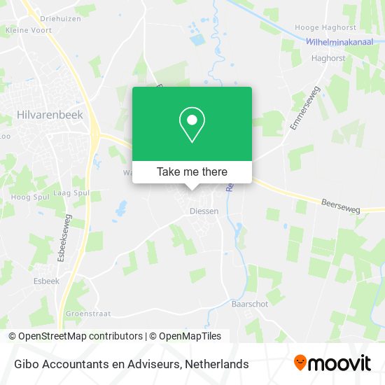 Gibo Accountants en Adviseurs map