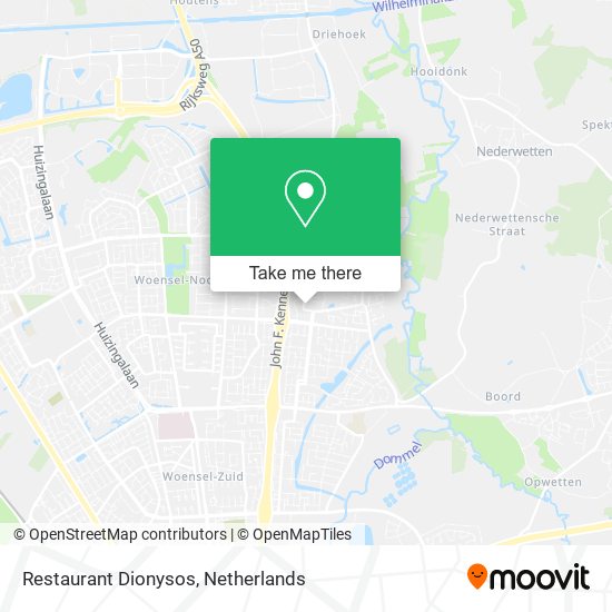 Restaurant Dionysos map