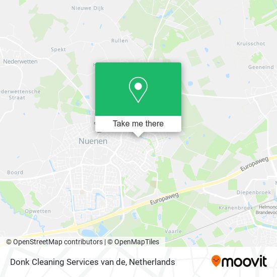 Donk Cleaning Services van de Karte