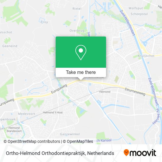 Ortho-Helmond Orthodontiepraktijk Karte