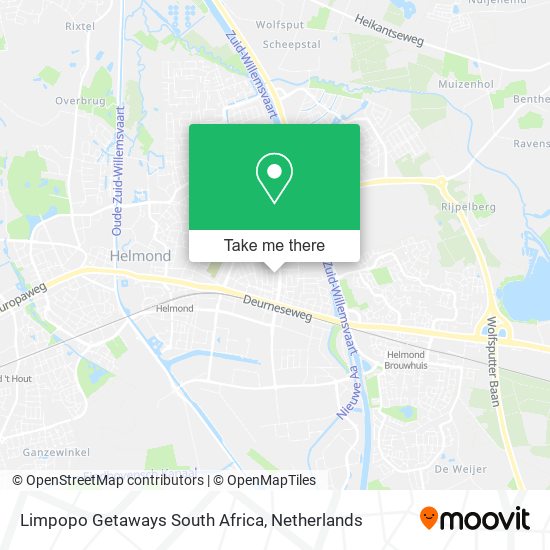 Limpopo Getaways South Africa Karte