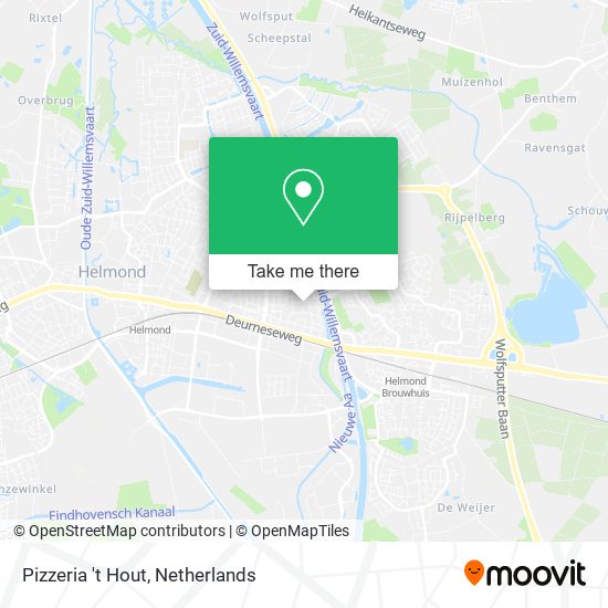 Pizzeria 't Hout map