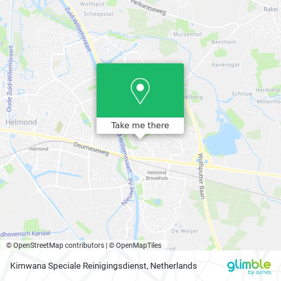 Kimwana Speciale Reinigingsdienst map