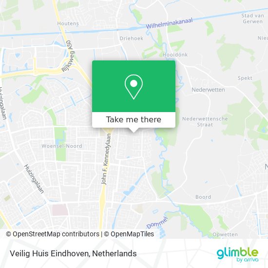 Veilig Huis Eindhoven map