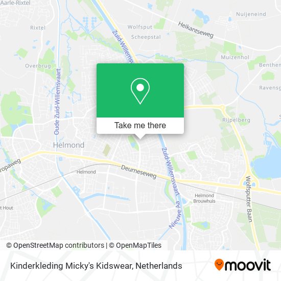 Kinderkleding Micky's Kidswear map