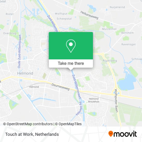 Touch at Work map