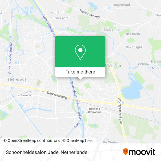 Schoonheidssalon Jade map