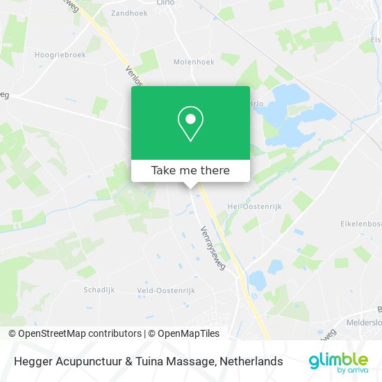 Hegger Acupunctuur & Tuina Massage map