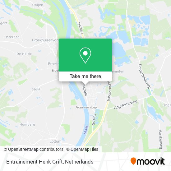 Entrainement Henk Grift map