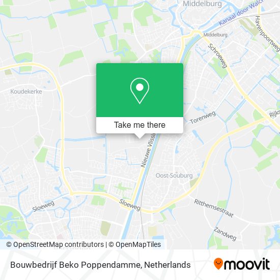 Bouwbedrijf Beko Poppendamme map