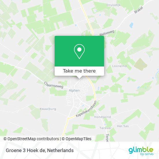 Groene 3 Hoek de map