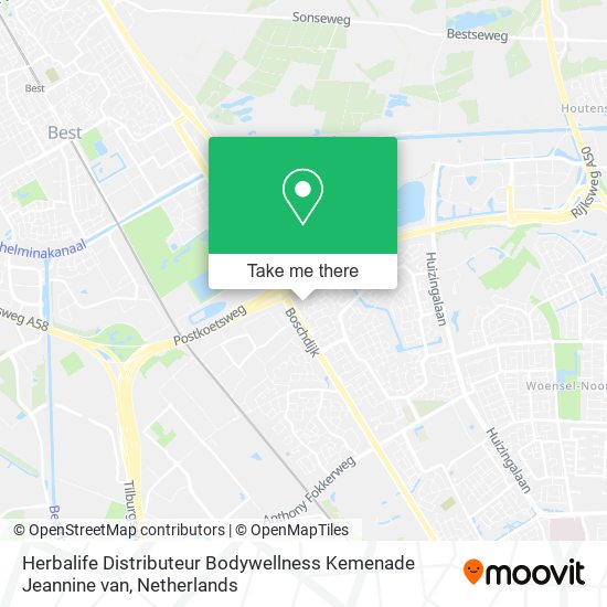 Herbalife Distributeur Bodywellness Kemenade Jeannine van map