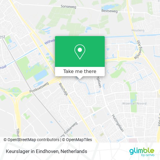 Keurslager in Eindhoven Karte