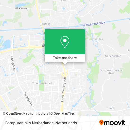 Computerlinks Netherlands map