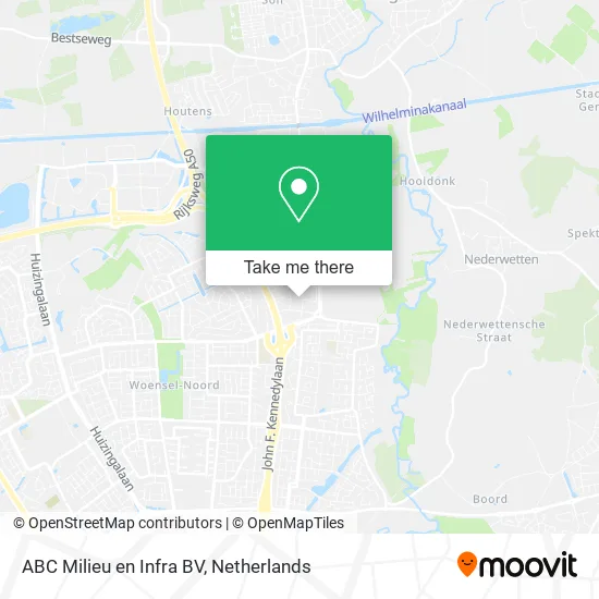 ABC Milieu en Infra BV map