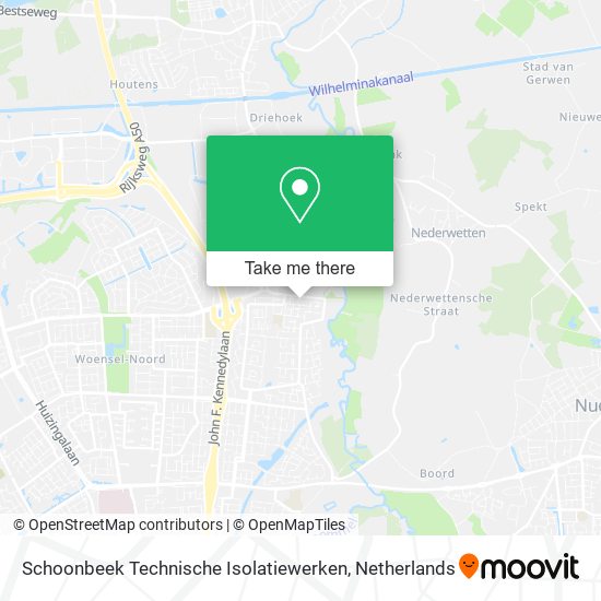 Schoonbeek Technische Isolatiewerken Karte