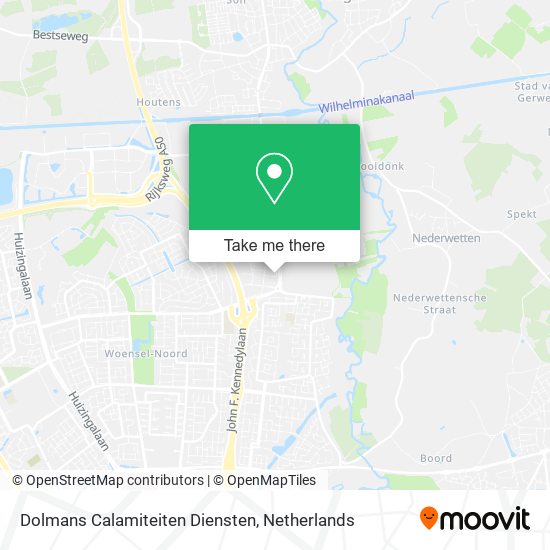 Dolmans Calamiteiten Diensten map