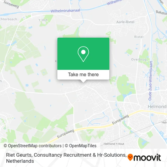 Riet Geurts, Consultancy Recruitment & Hr-Solutions map