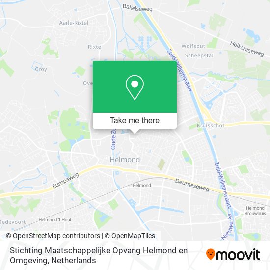 Stichting Maatschappelijke Opvang Helmond en Omgeving map